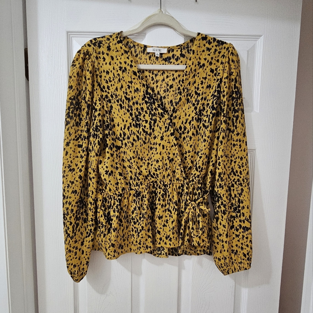 Sage & Citrus blouse